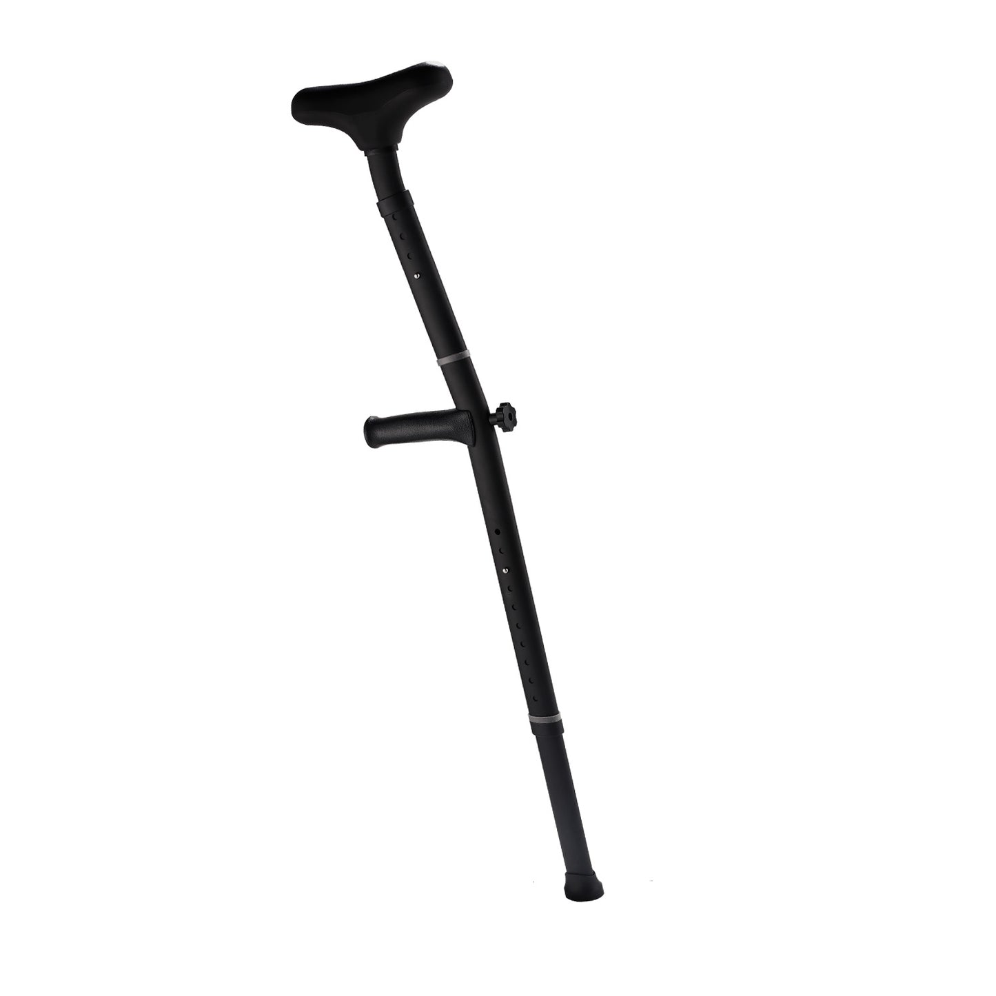 Evekare Heavy Duty Under Arm Walking Crutch - Black