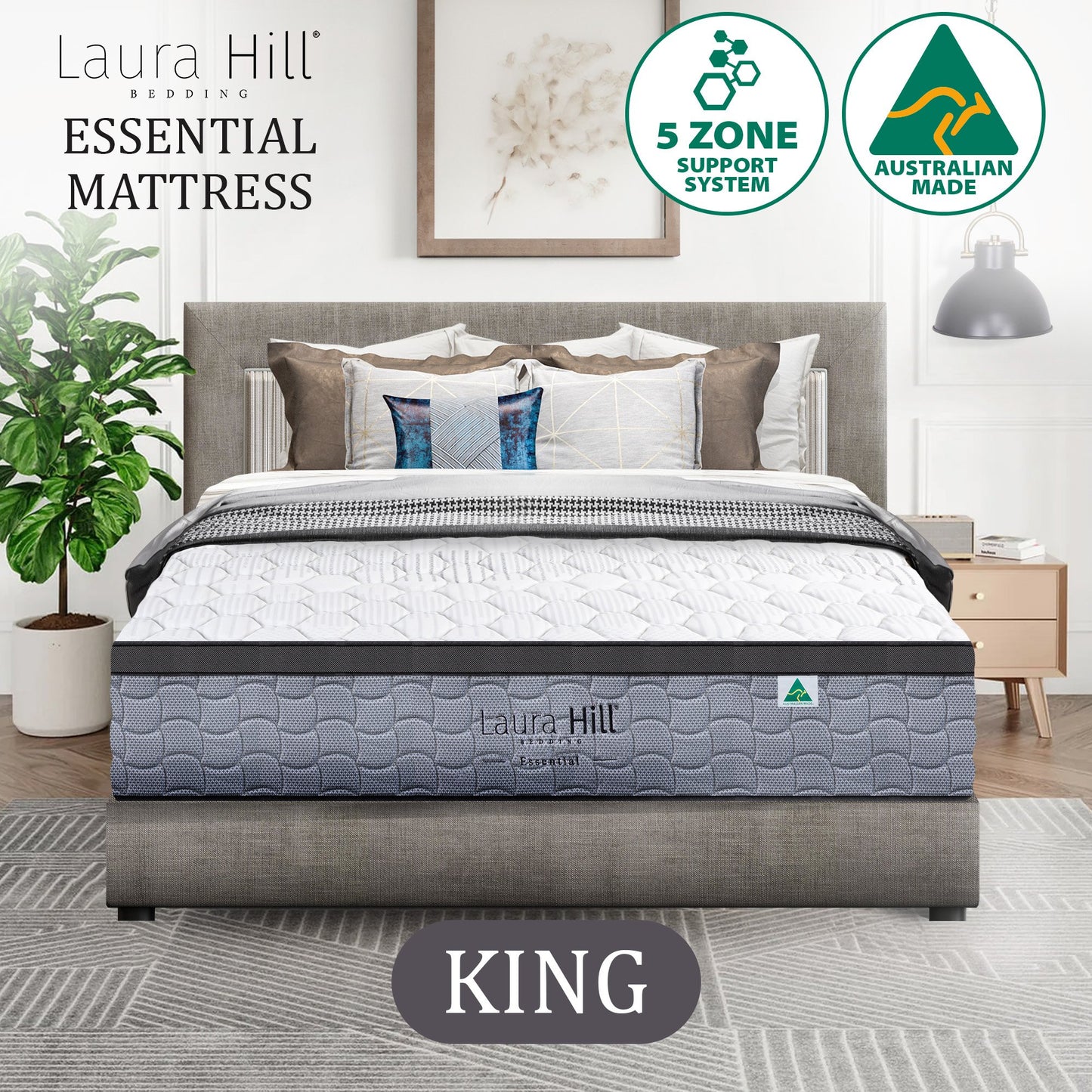 Laura Hill Essential Australian Made King Premium Mattress