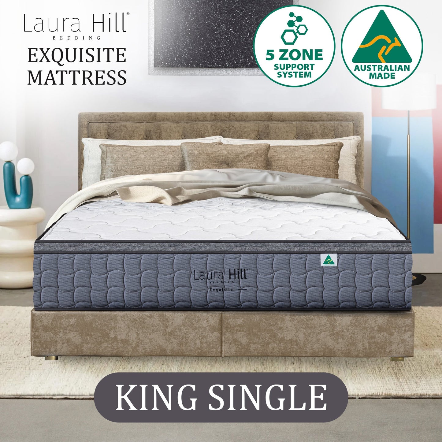 Laura Hill Exquisite Australian Made King Single Premium Mattress