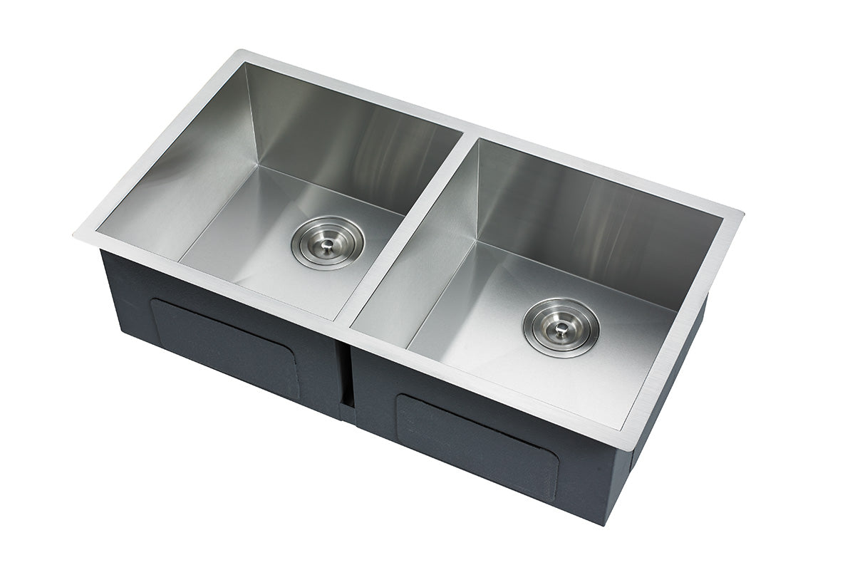 304 Stainless Steel Undermount Topmount Kitchen Laundry Sink - 770 x 450mm