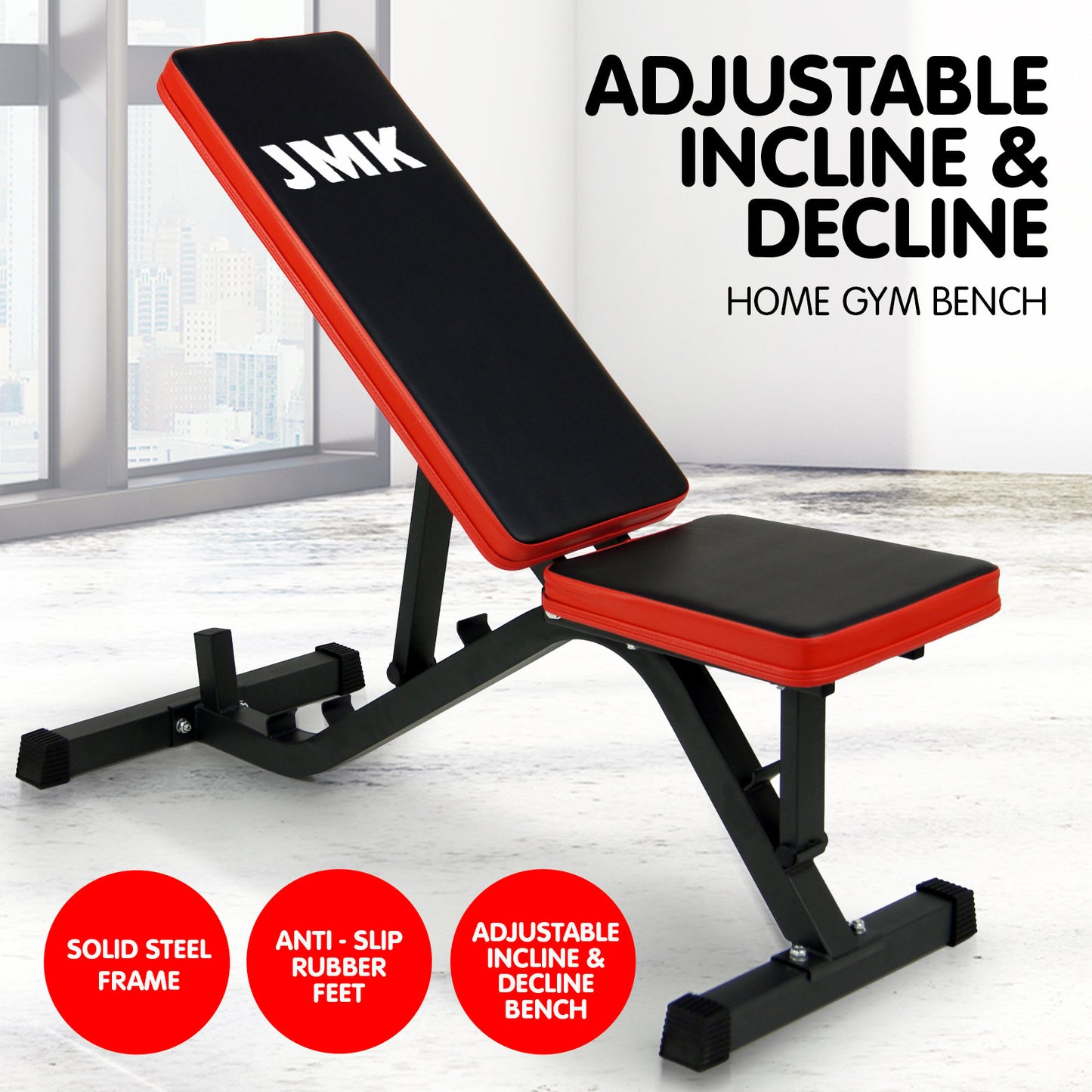 Adjustable Incline Decline Home Gym Bench