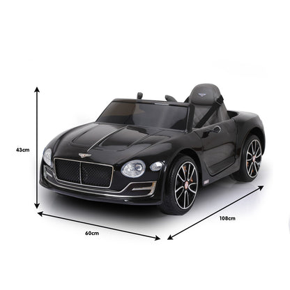 Bentley Exp 12 Licensed Speed 6E Electric Kids Ride On Car - Black