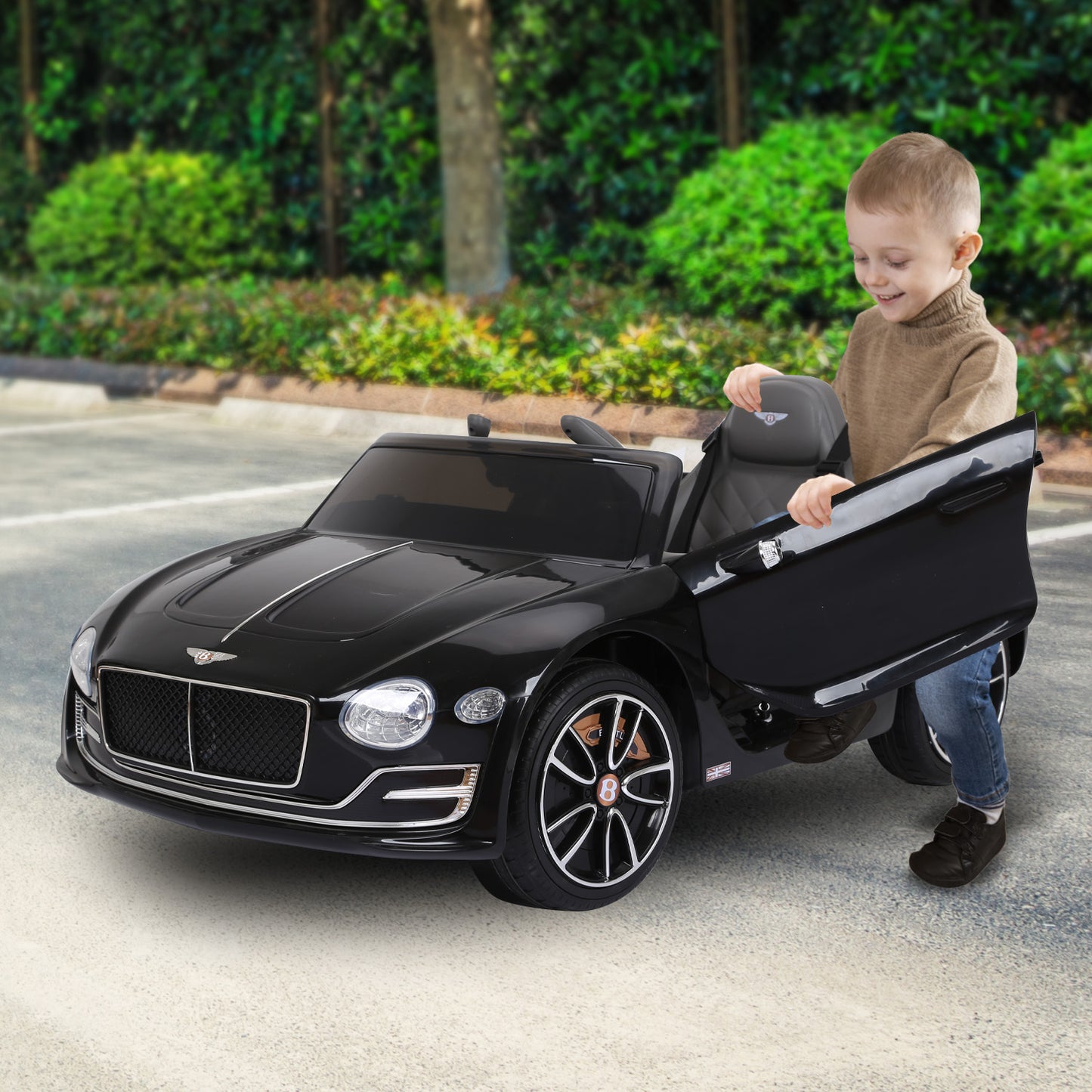 Bentley Exp 12 Licensed Speed 6E Electric Kids Ride On Car - Black