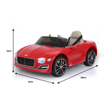 Bentley Exp 12 Speed 6E Licensed Kids Ride On Electric Car  Red