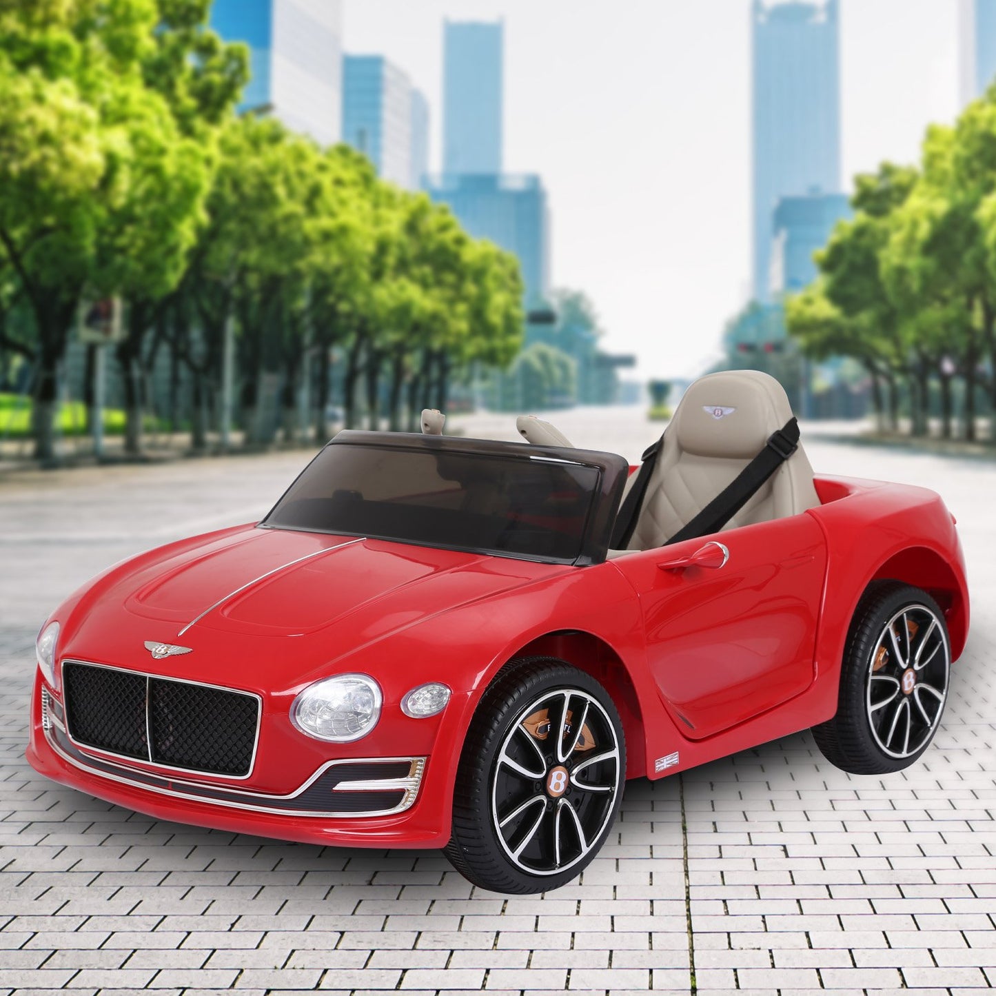 Bentley Exp 12 Speed 6E Licensed Kids Ride On Electric Car  Red