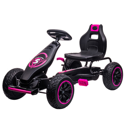 Kahuna G18 Kids Ride On Pedal Go Kart - Rose Pink