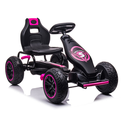 Kahuna G18 Kids Ride On Pedal Go Kart - Rose Pink