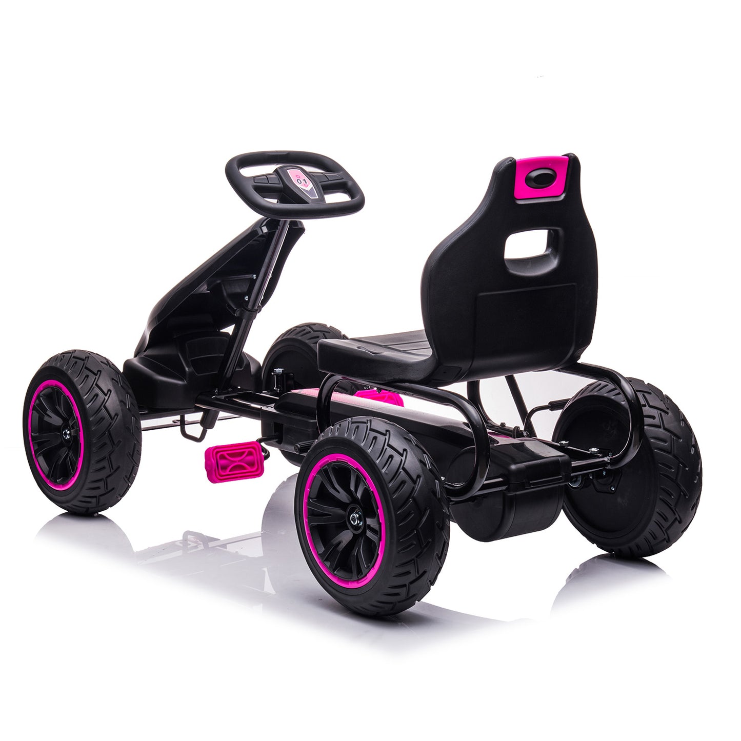 Kahuna G18 Kids Ride On Pedal Go Kart - Rose Pink