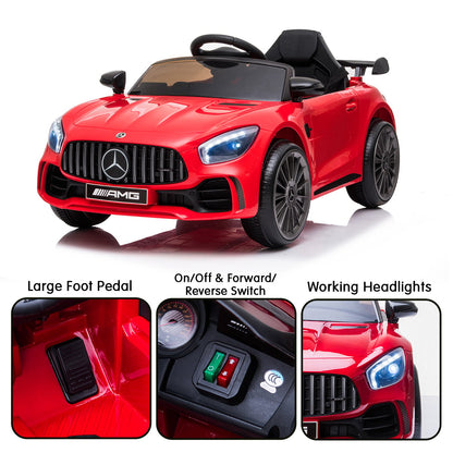 Mercedes Benz Licensed Kids Electric Ride On Car Remote Control Red