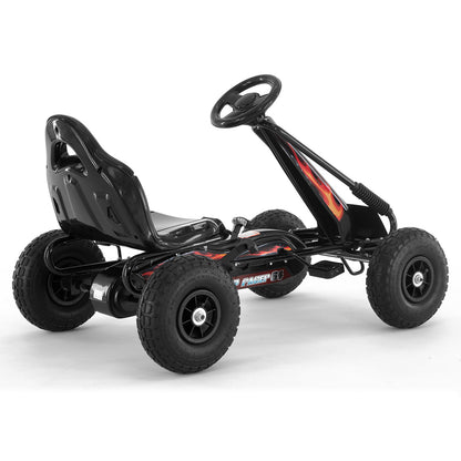 Kahuna G95 Kids Ride On Pedal-Powered Go Kart - Black