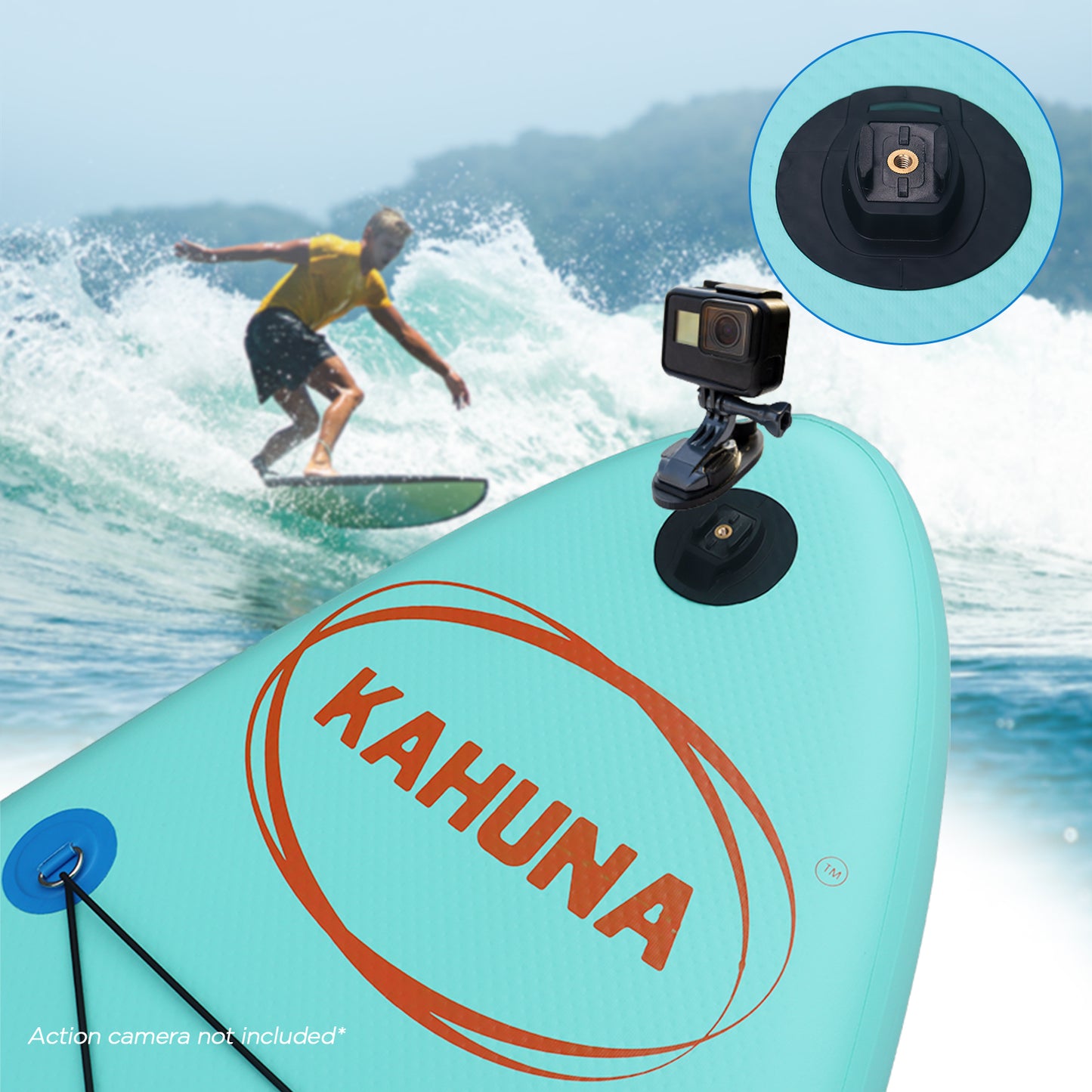 Kahuna Hana Inflatable Stand Up Paddle Board 10ft6in iSUP Accessories