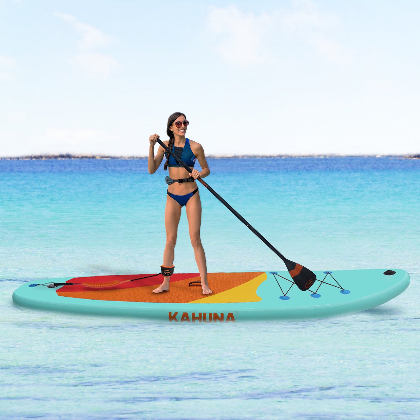 Kahuna Hana Inflatable Stand Up Paddle Board 10ft6in iSUP Accessories