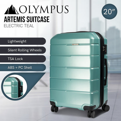 Olympus Artemis 20 in Hard Shell  ABS+PC - Electric Teal