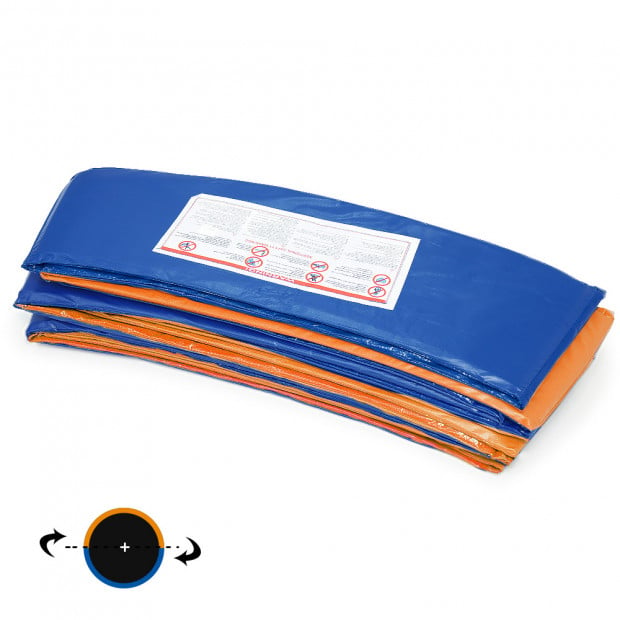 Reversible Replacement Trampoline Spring Safety Pad - Orange/Blue