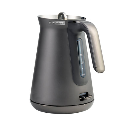 Morphy Richards 1.5L Aspect Kettle - Black Chrome