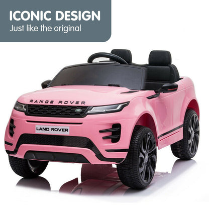 Land Rover Licensed Kids Electric Ride On Car Remote Control - Pink