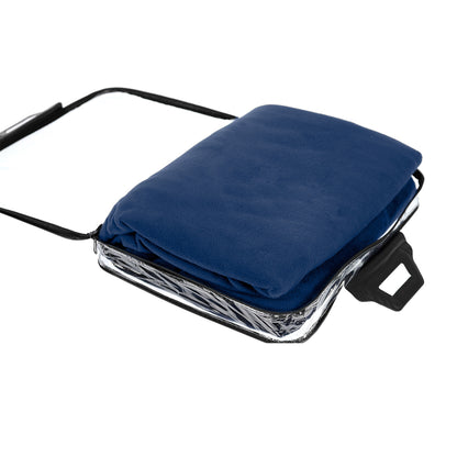 Laura Hill Heated Electric Car Blanket 150x110cm 12V - Navy Blue