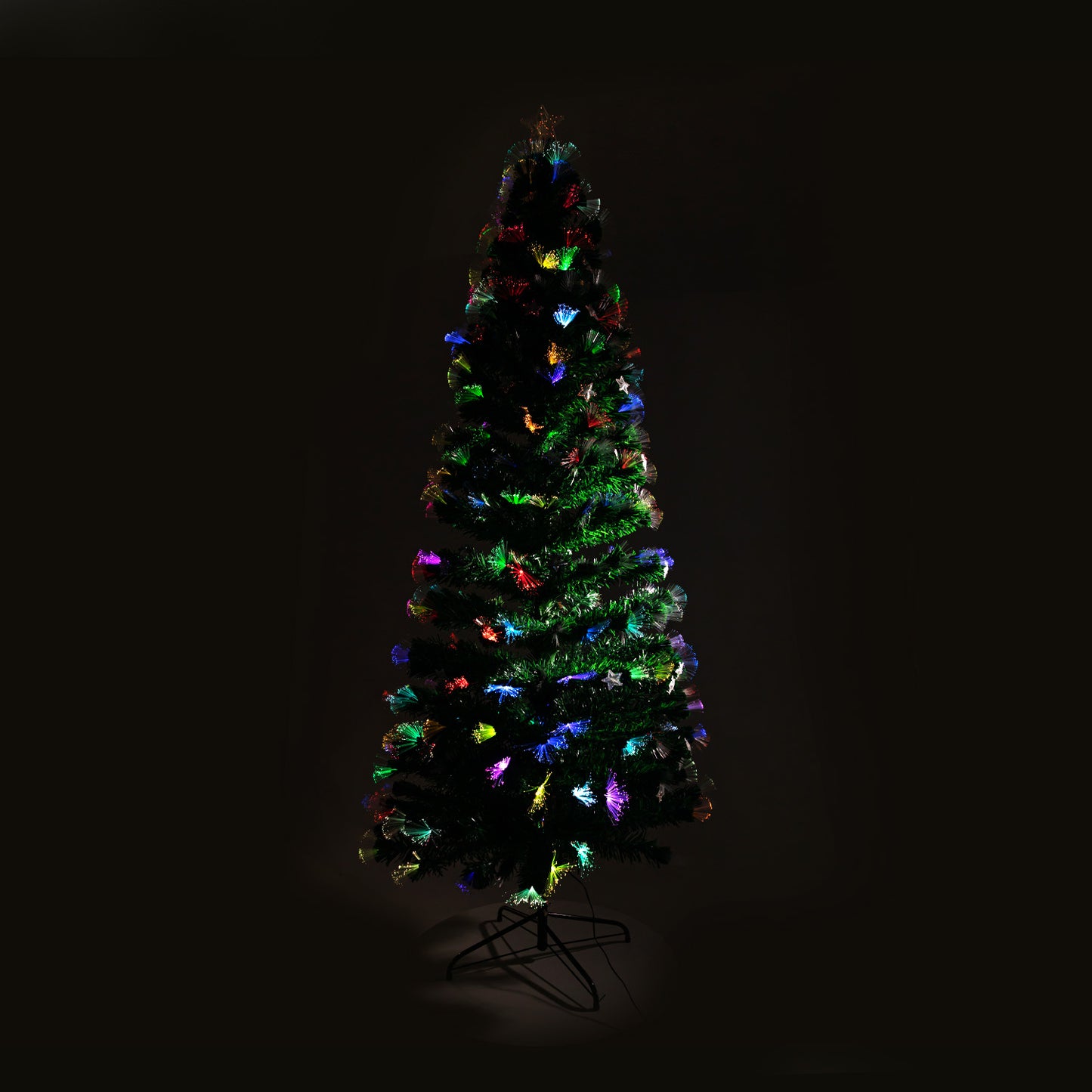 Christabelle 2.1m Enchanted Pre Lit Fibre Optic Christmas Tree