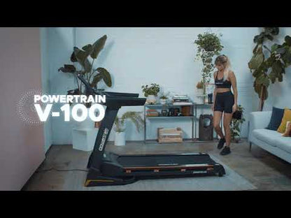 Powertrain V100 Foldable Treadmill Auto Incline Home Gym Cardio