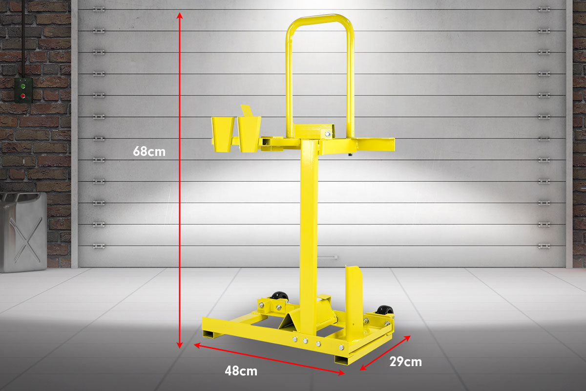 Drywall Panel Lifter Hoist Storage Stand Rack Trolley