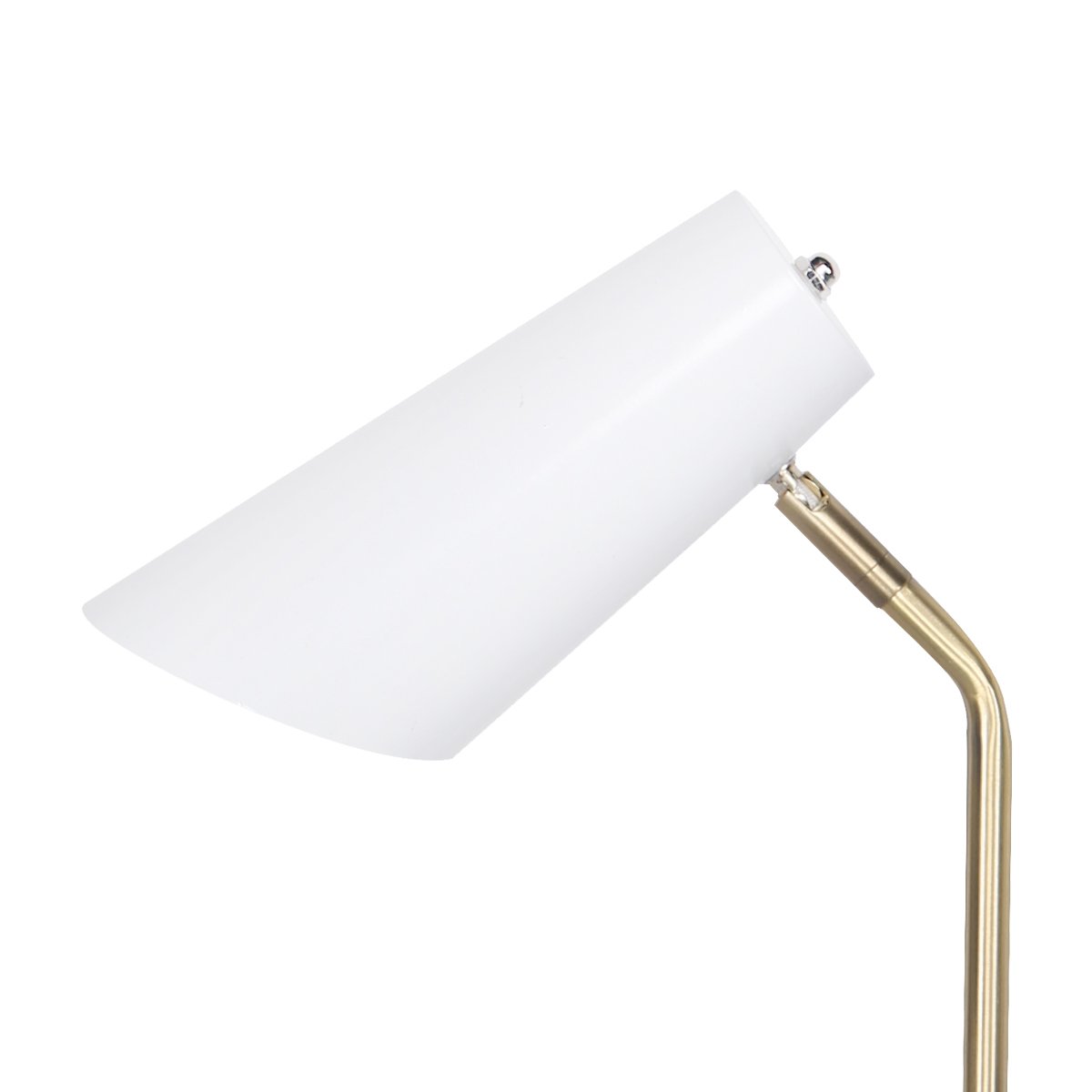 Sarantino White/Brass Table Lamp