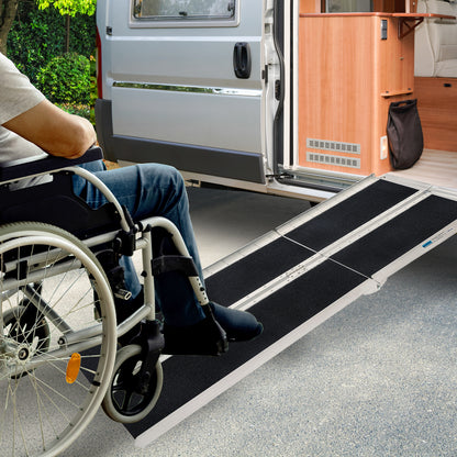 Aluminium Portable Wheelchair Ramp High-Grip R03  5ft