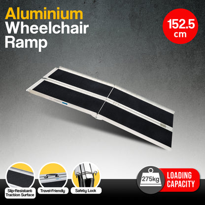 Aluminium Portable Wheelchair Ramp High-Grip R03  5ft