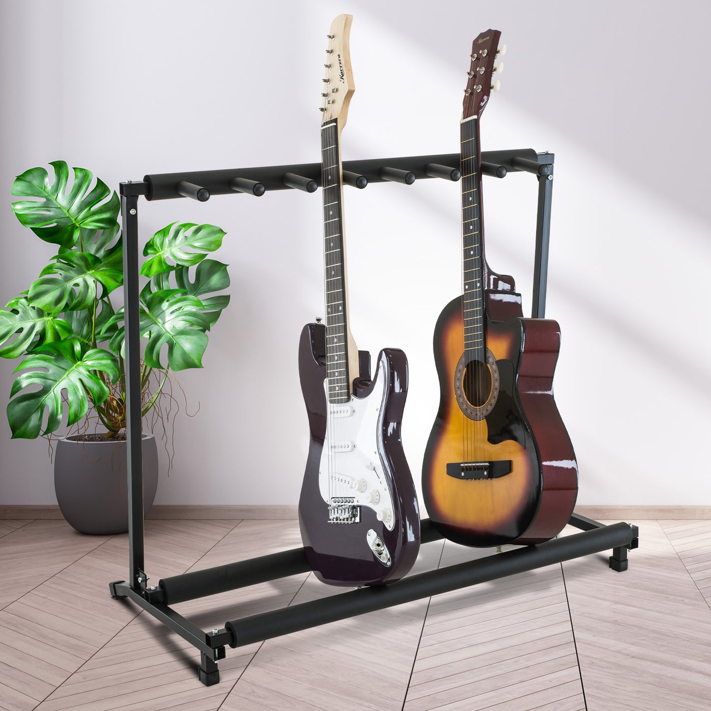 Karrera Steel Multi Guitar Stand for 7 Guitars