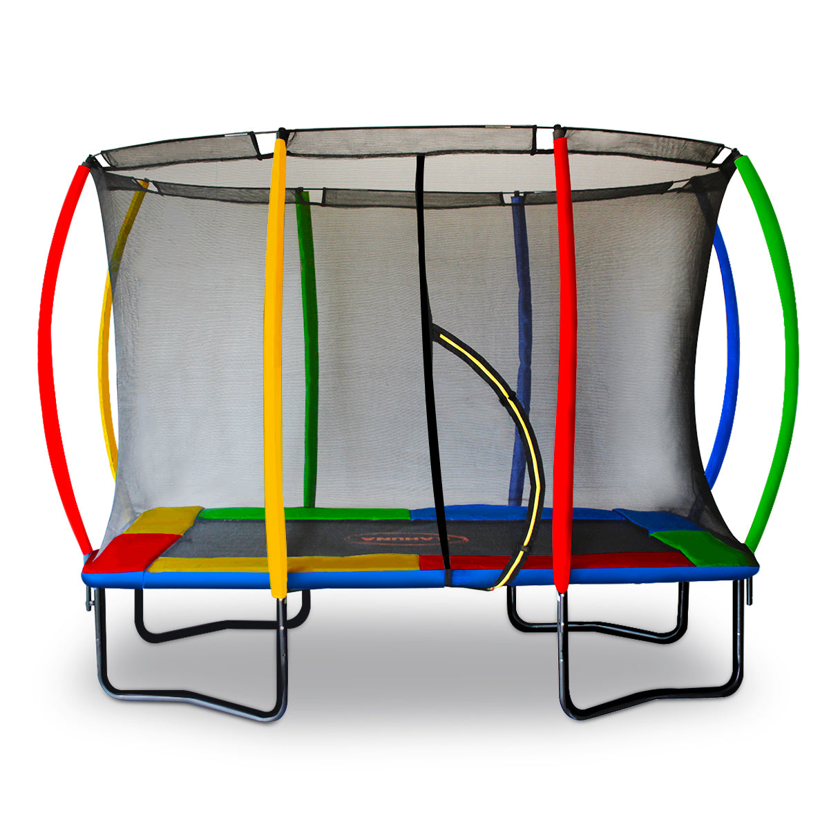 Kahuna Trampoline 6 ft x 9 ft Rectangular Outdoor - Rainbow